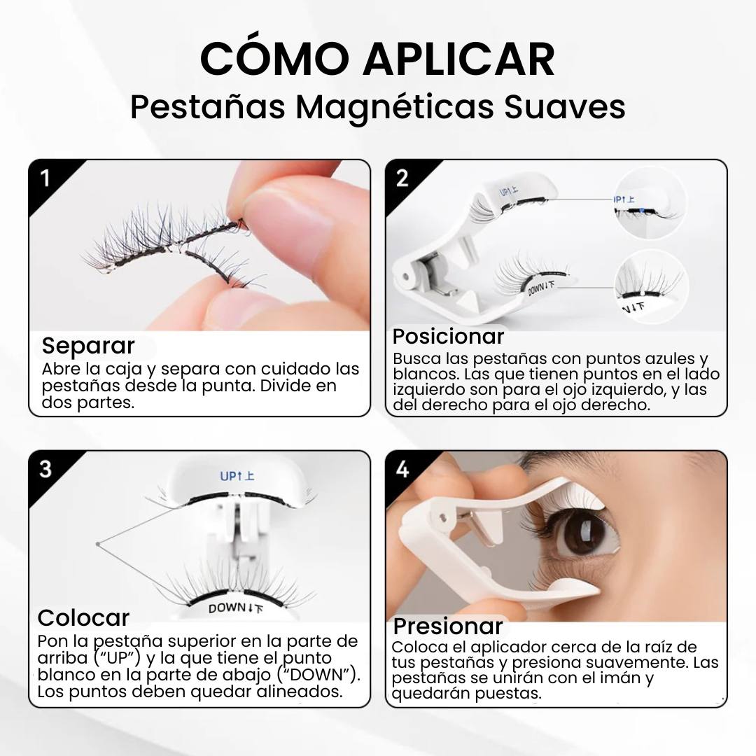 Pestañas magnéticas Wosado de UMIDEX