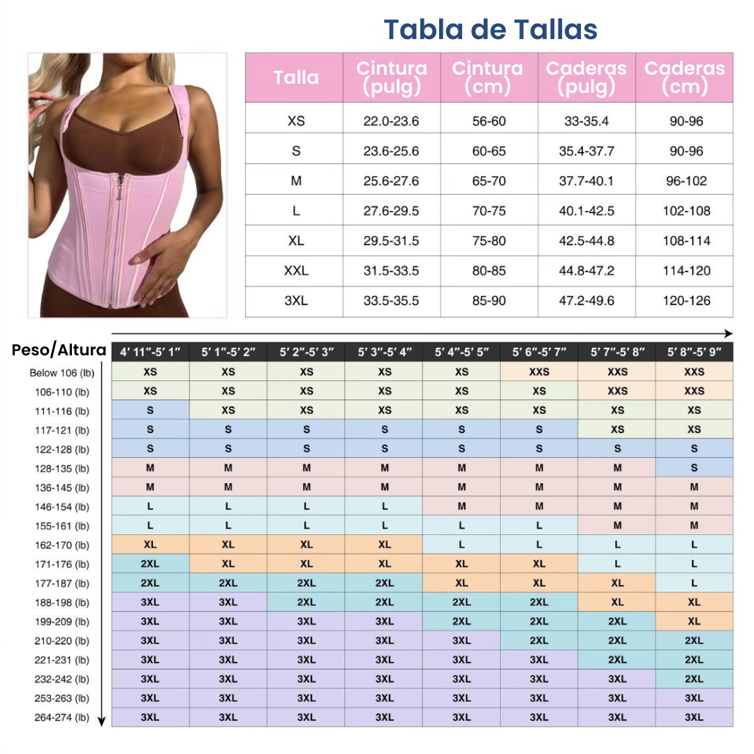 Faja moldeadora con control de abdomen