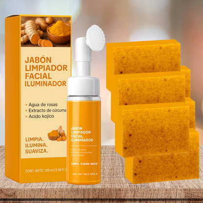 Exfoliado Facial + Jabón de Cúrcuma