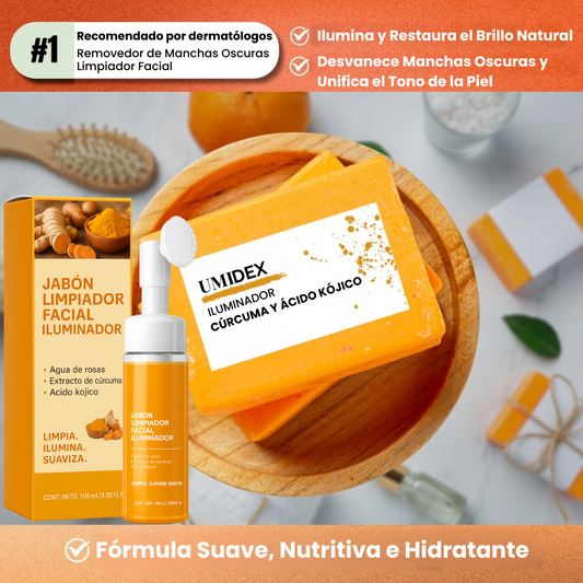 Exfoliado Facial + Jabón de Cúrcuma
